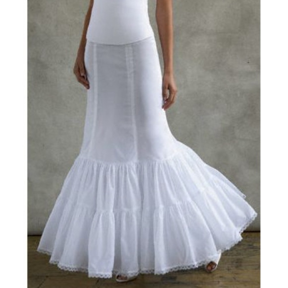 White Fit and Flare Slip